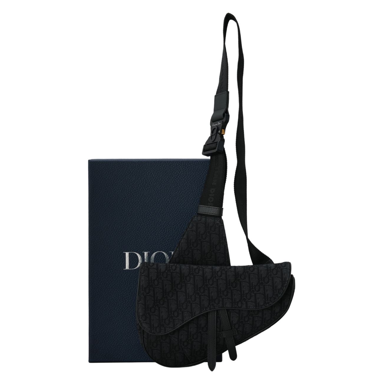 CHRISTIAN DIOR(USED)크리스찬디올 오블리크 새들백 미듐
